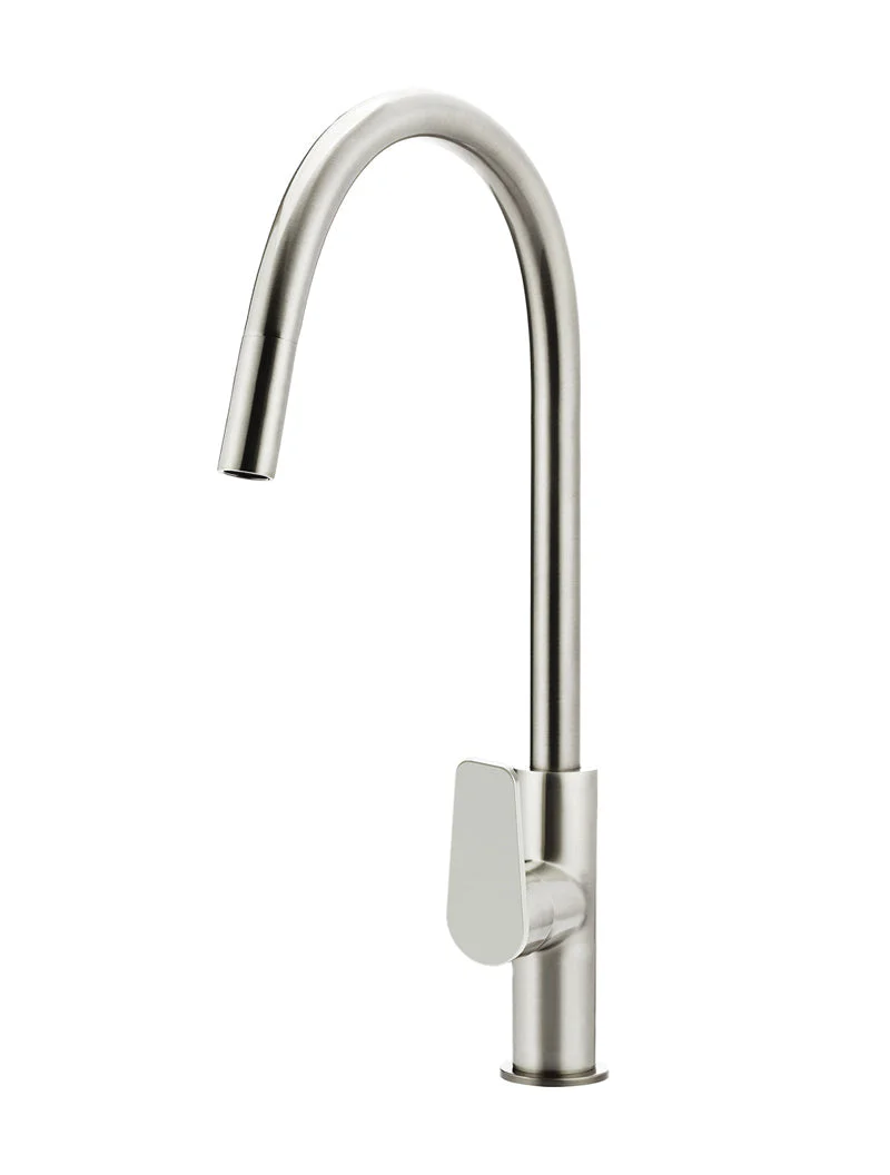 Round Paddle Piccola Pull Out Kitchen Mixer Tap - Image 17