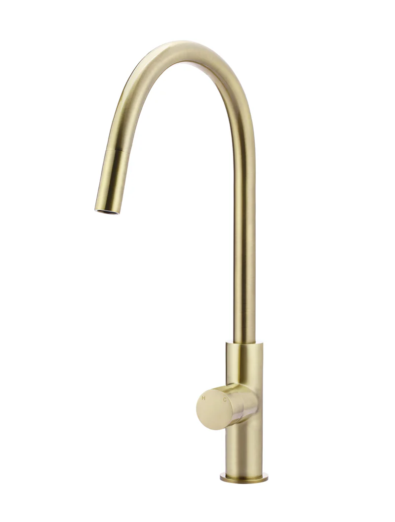 Round Pinless Piccola Pull Out Kitchen Mixer Tap - Image 30