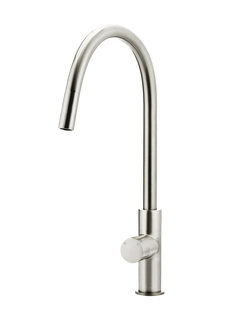 Round Pinless Piccola Pull Out Kitchen Mixer Tap - Image 17