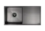 Lavello Kitchen Sink - Single Bowl & Drainboard 840 x 440 - PVD - Image 10