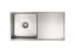 Lavello Kitchen Sink - Single Bowl & Drainboard 840 x 440 - PVD - Image 3
