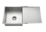 Lavello Kitchen Sink - Single Bowl & Drainboard 840 x 440 - PVD - Image 2