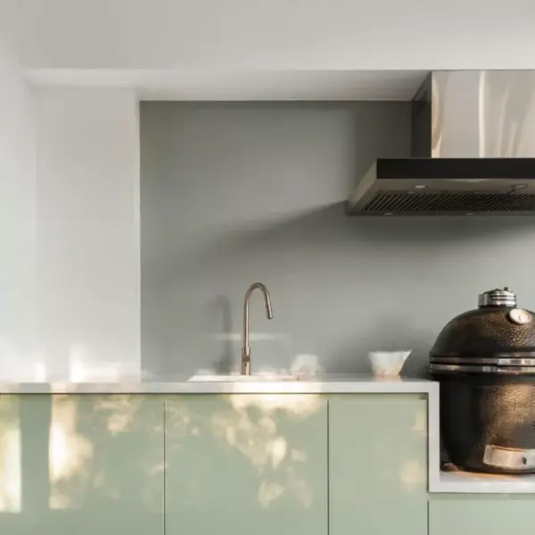 Round Pinless Piccola Pull Out Kitchen Mixer Tap